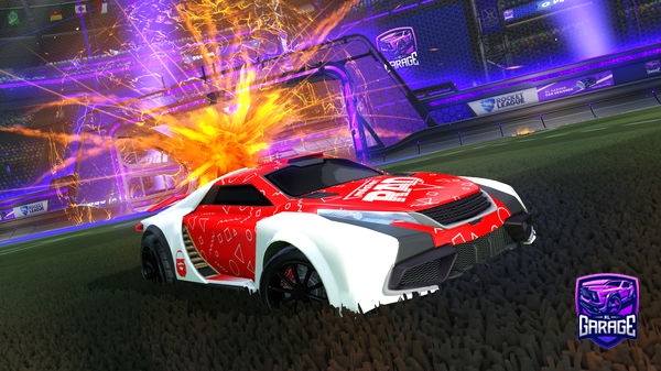 A Rocket League car design from JuanFeliphe01