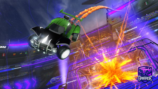 A Rocket League car design from pokerman1275