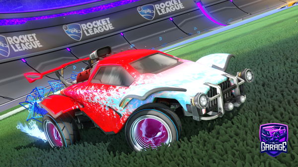 A Rocket League car design from Wolfego28