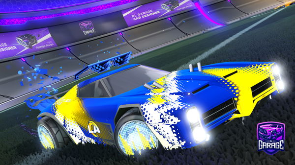 A Rocket League car design from Tipu33