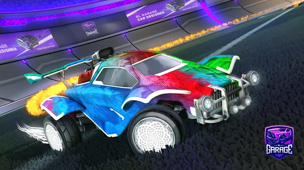 A Rocket League car design from explodingfirefox