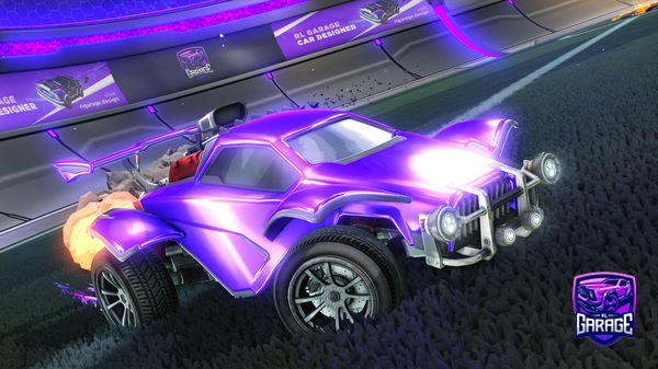 A Rocket League car design from Migalha19