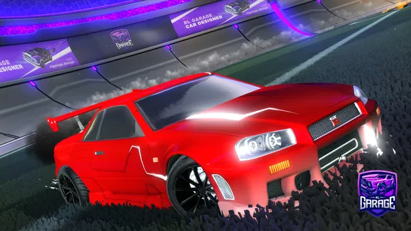 A Rocket League car design from Lucasglenn