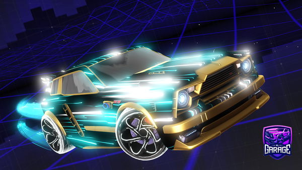 A Rocket League car design from wingfether