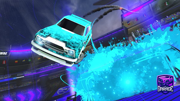 A Rocket League car design from dateager
