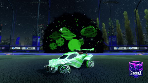 A Rocket League car design from Mikeymonster