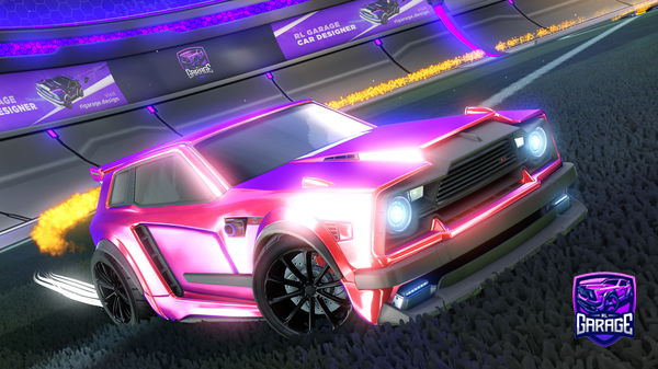 A Rocket League car design from Synoxia_