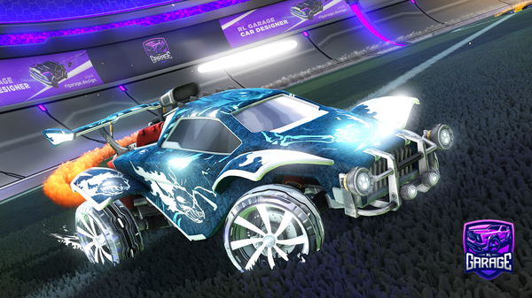 A Rocket League car design from Evildragonlive
