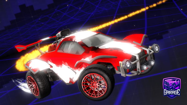 A Rocket League car design from Icke_Picke