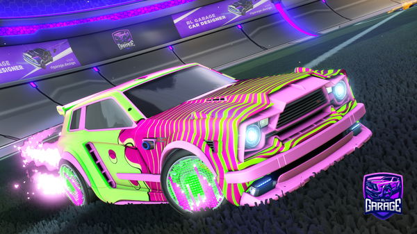 A Rocket League car design from tomc1203