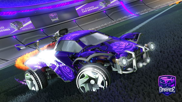 A Rocket League car design from Spyder342