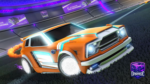 A Rocket League car design from BJM043