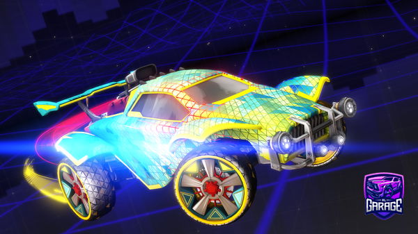 A Rocket League car design from HagardNebula