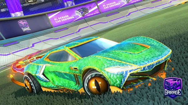A Rocket League car design from G2186