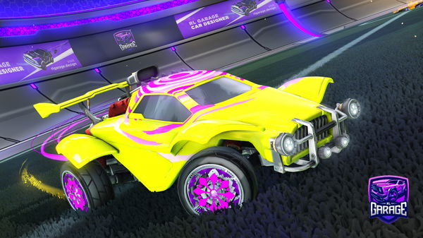 A Rocket League car design from Jxmy476