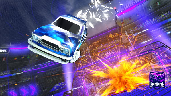 A Rocket League car design from 4L3SS104