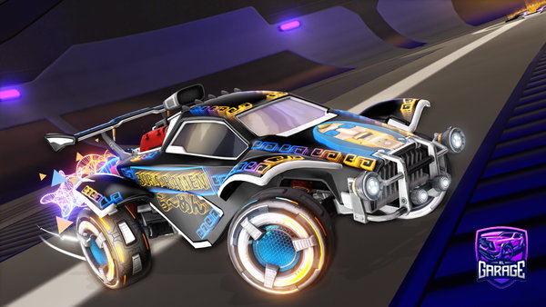 A Rocket League car design from Corebon_Fiber