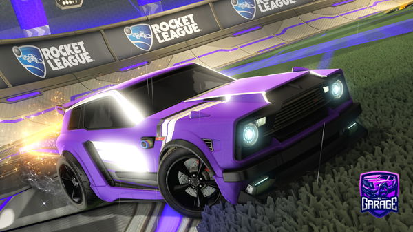 A Rocket League car design from Tcgrayan