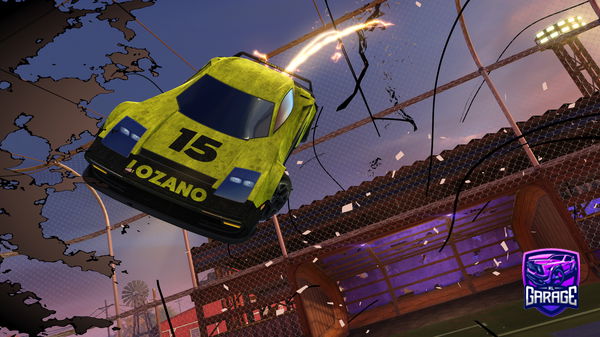 A Rocket League car design from Ampeelmeal