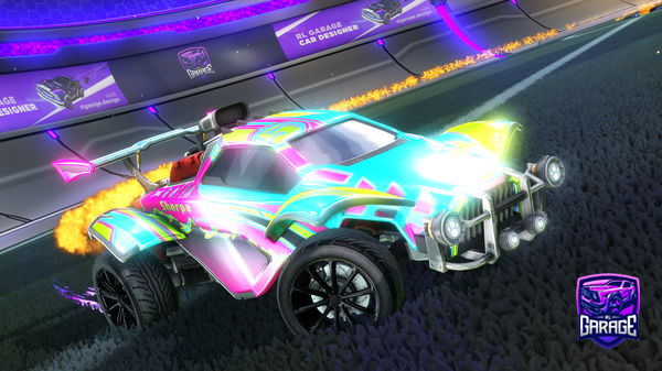 A Rocket League car design from Etfooty