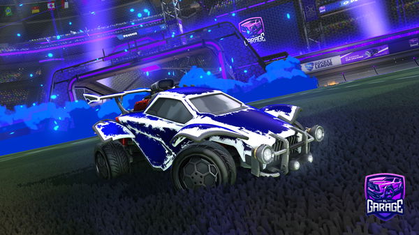 A Rocket League car design from Waleed92