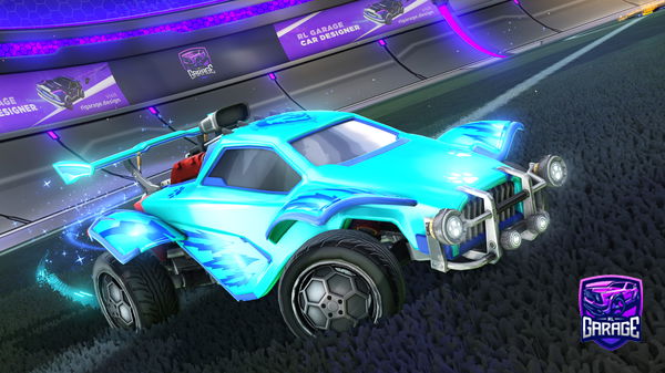 A Rocket League car design from FoundNoGoodName