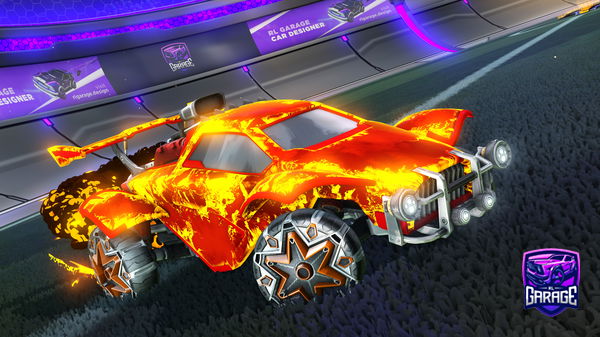 A Rocket League car design from Paul43