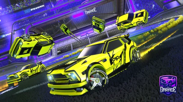 A Rocket League car design from RudeNiels