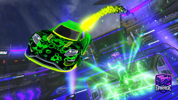 A Rocket League car design from Xvlada16