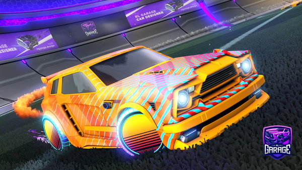 A Rocket League car design from talC137