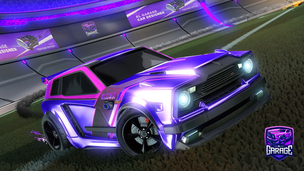 A Rocket League car design from AV7461