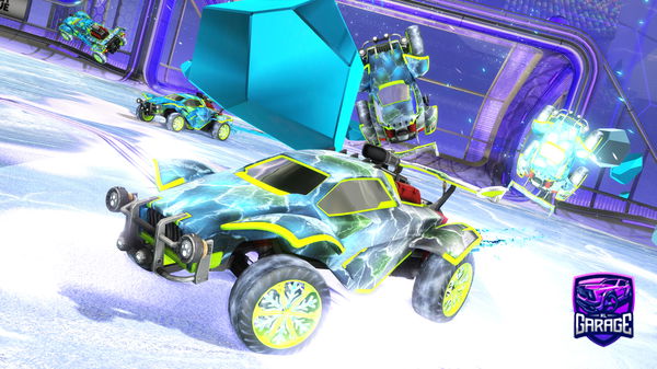 A Rocket League car design from Ultra-Aylucha