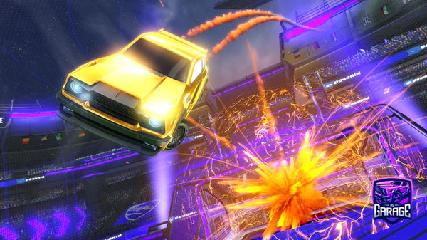 A Rocket League car design from K-PLAYS