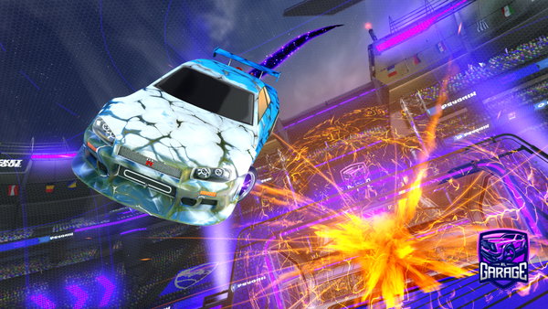 A Rocket League car design from ninja_hmzah24