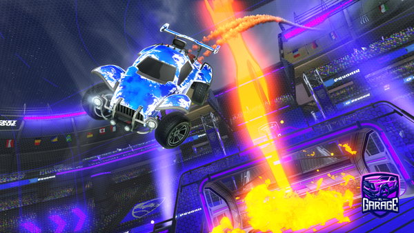 A Rocket League car design from Vasily
