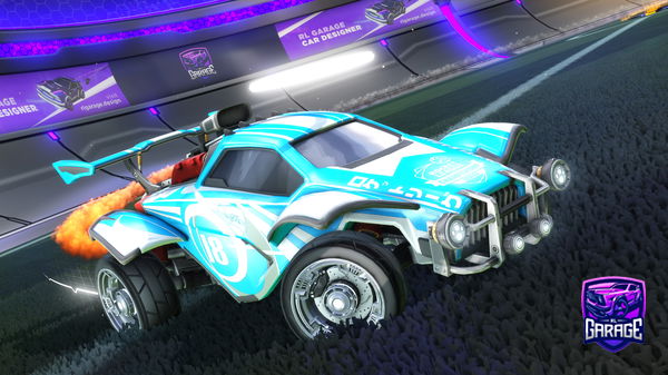 A Rocket League car design from WEmanuelYT