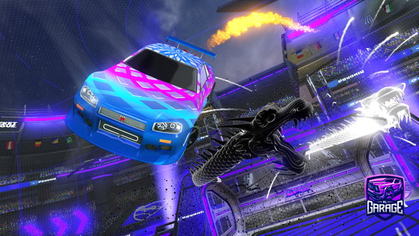 A Rocket League car design from saucyninja1