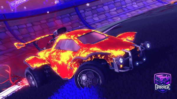 A Rocket League car design from Alitv