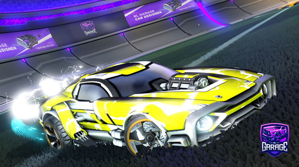 A Rocket League car design from siffler