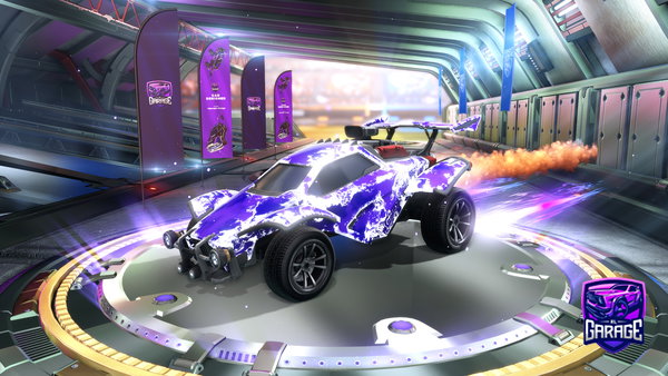 A Rocket League car design from Dishyburrito404