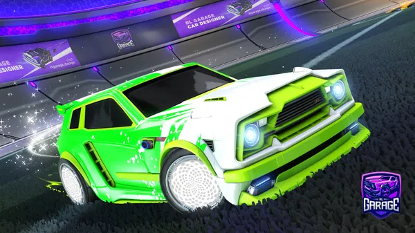 A Rocket League car design from BATTLE_Monkey20