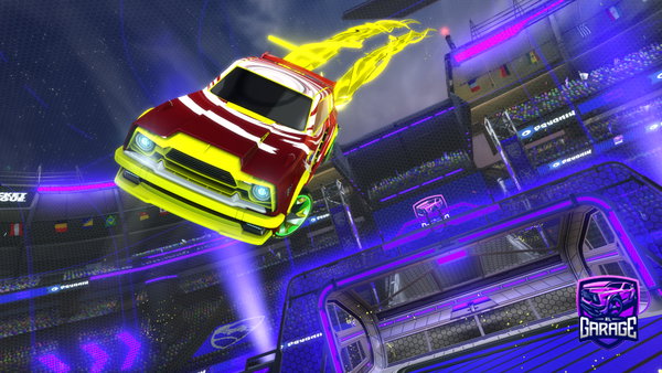 A Rocket League car design from MrShiba077