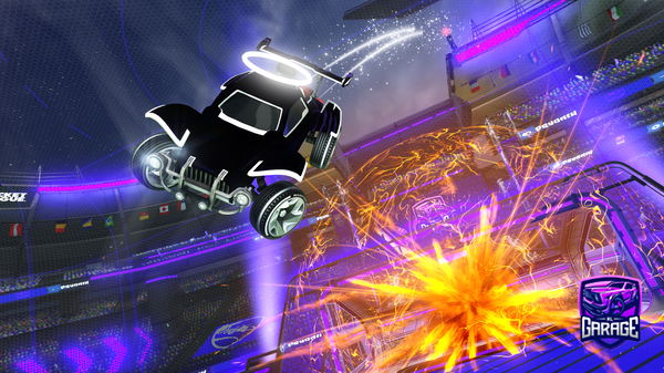 A Rocket League car design from hornet4000