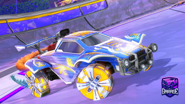 A Rocket League car design from LtCourage