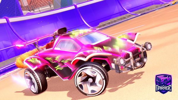 A Rocket League car design from HarryonLSD2534