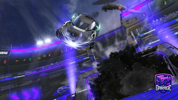 A Rocket League car design from AsphaltDiamant