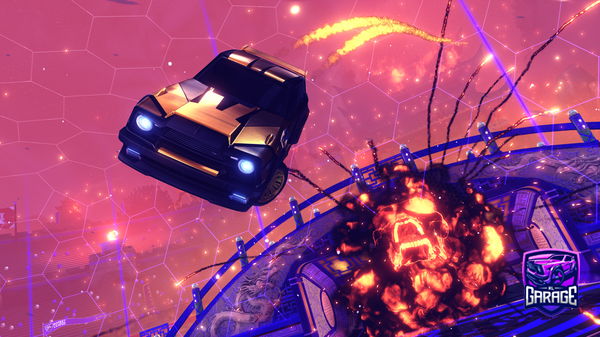 A Rocket League car design from kingm7