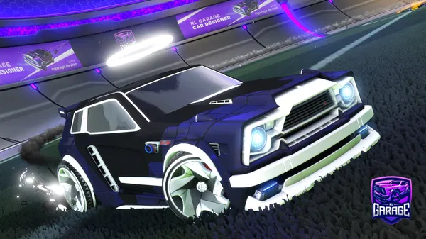 A Rocket League car design from poobum