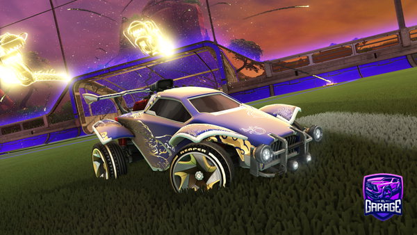 A Rocket League car design from ItsNomNom