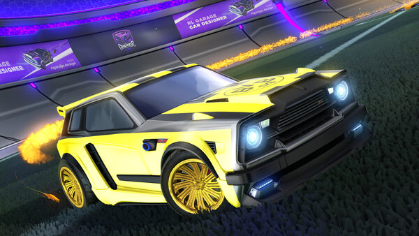 A Rocket League car design from Zep973